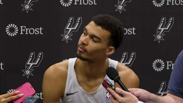 2023-24 San Antonio Spurs Season _ Victor Wembanyama's Post-Game Interview 1.22.2024